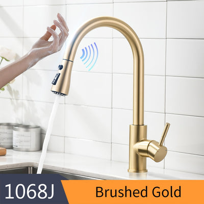 Smart Touch Sensor Kitchen Faucet