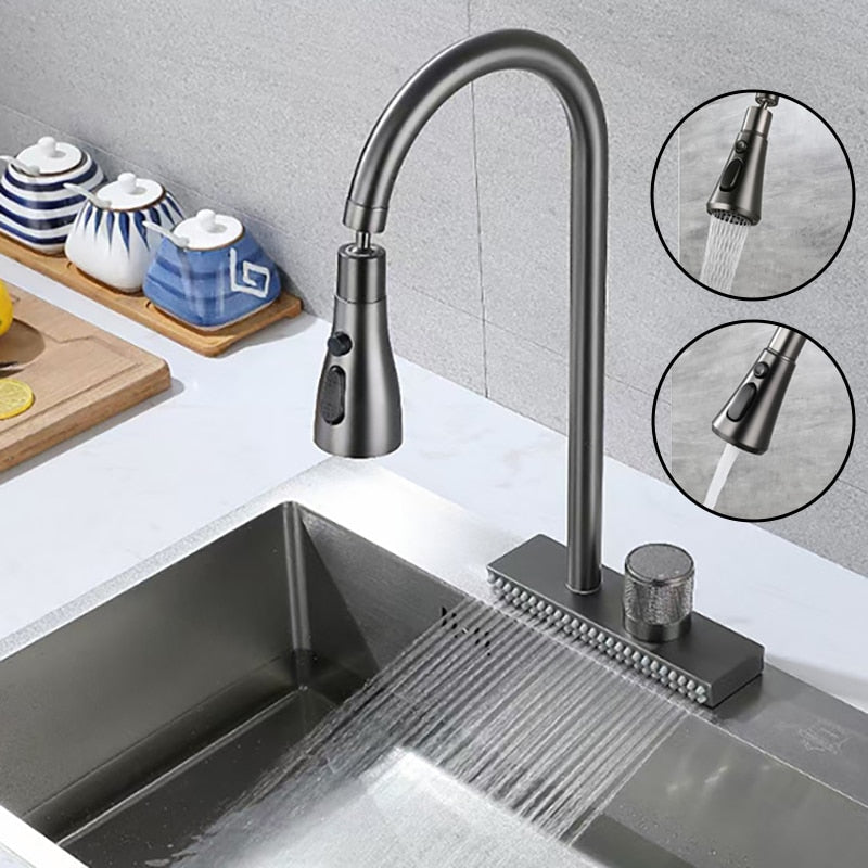 Multiple Water Outlets Sink Faucet