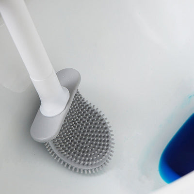 Breathable Toilet Brush With Quick Drying Holder