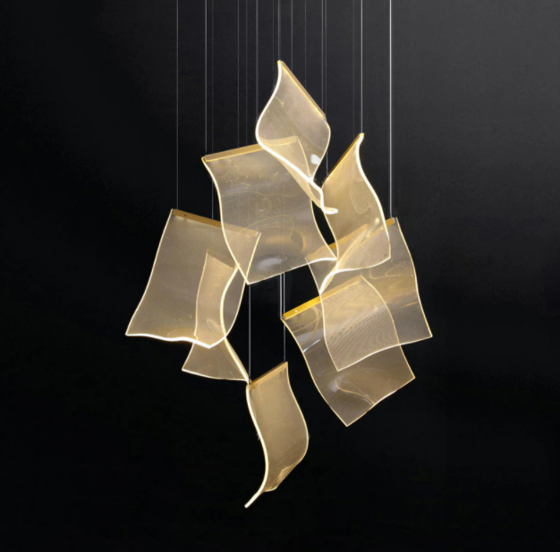 Novelty Ceiling Flame Chandelier