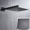 Black Shower Wall Mounted Faucet Mixer