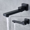Black Shower Wall Mounted Faucet Mixer