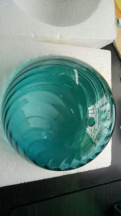 Crystal Blue Glass Hanging Lighting