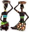 African Figurines Candle Holder