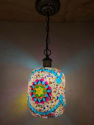 Turkish Mosaic Hanging Light