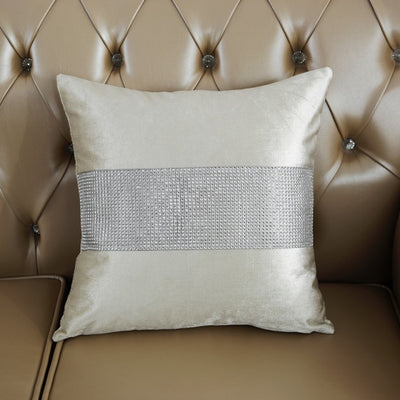 Luxury Diamond Setting Throw Pillow Cover