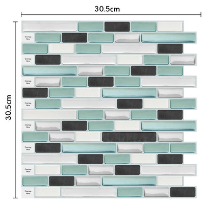 Self Adhesive Vinyl Mosaic Peel And Stick Tile Stickers