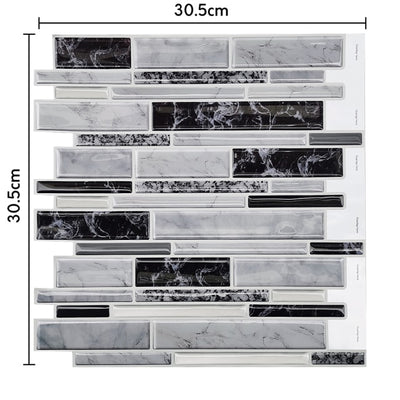 Self Adhesive Vinyl Mosaic Peel And Stick Tile Stickers