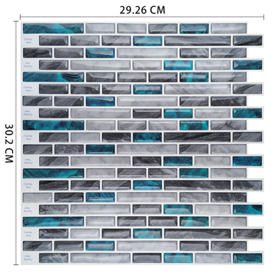 Self Adhesive Vinyl Mosaic Peel And Stick Tile Stickers