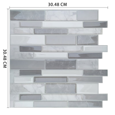 Self Adhesive Vinyl Mosaic Peel And Stick Tile Stickers