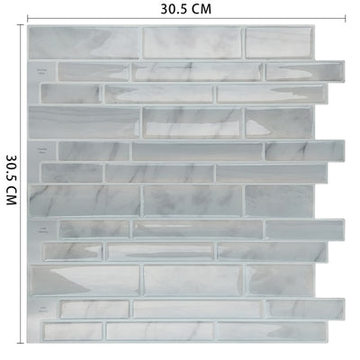 Self Adhesive Vinyl Mosaic Peel And Stick Tile Stickers