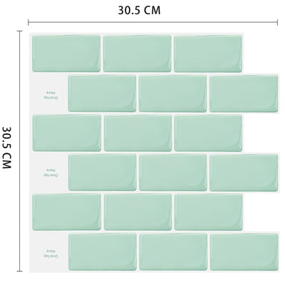 Self Adhesive Vinyl Mosaic Peel And Stick Tile Stickers