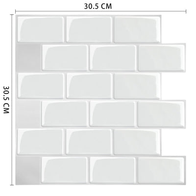 Self Adhesive Vinyl Mosaic Peel And Stick Tile Stickers