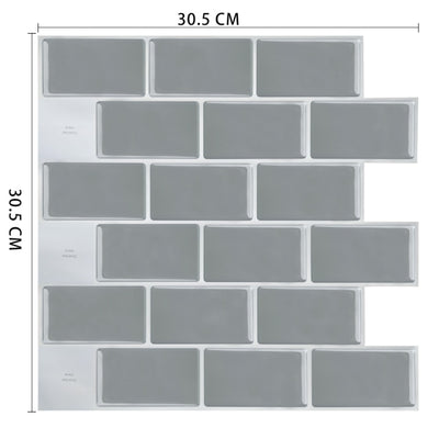Self Adhesive Vinyl Mosaic Peel And Stick Tile Stickers