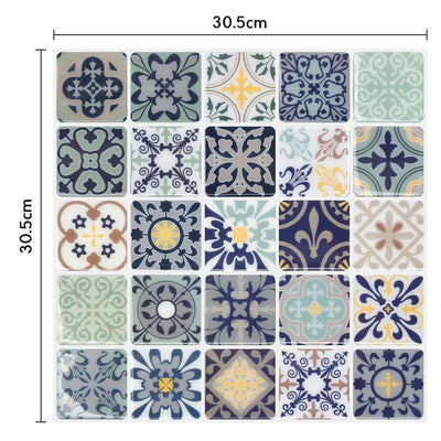 Self Adhesive Vinyl Mosaic Peel And Stick Tile Stickers