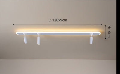 White Strip Led Chandeliers
