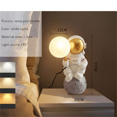 Astronaut Moon Wall Lamp