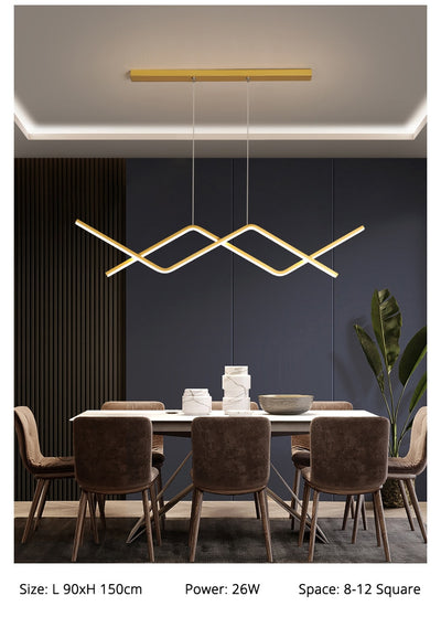 Luxury Chandelier Golden Black