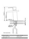 LED Glass Widespread Faucet