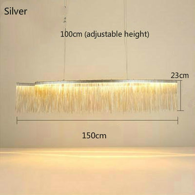 Modern LED Tassel Chandelier