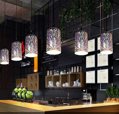 3D Chandeliers Colorful Glass Light