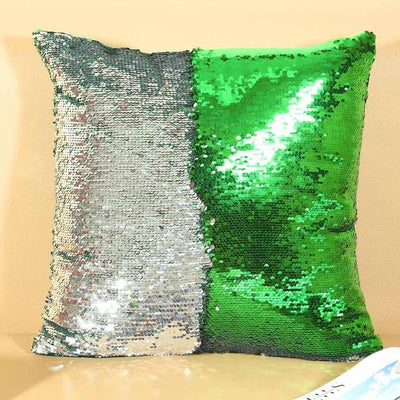 Reversible Glitter Pillow Cover