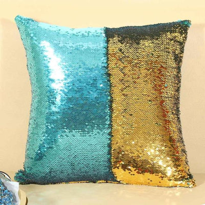 Reversible Glitter Pillow Cover