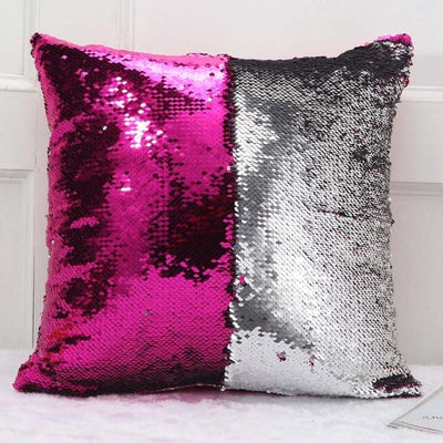 Reversible Glitter Pillow Cover