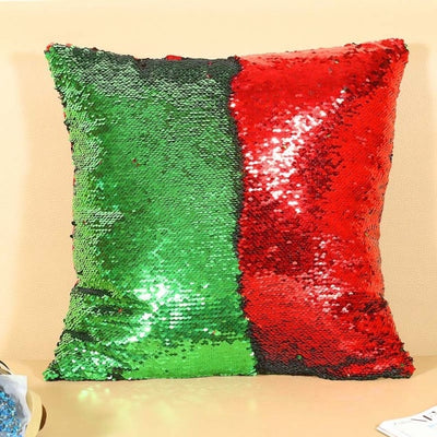 Reversible Glitter Pillow Cover